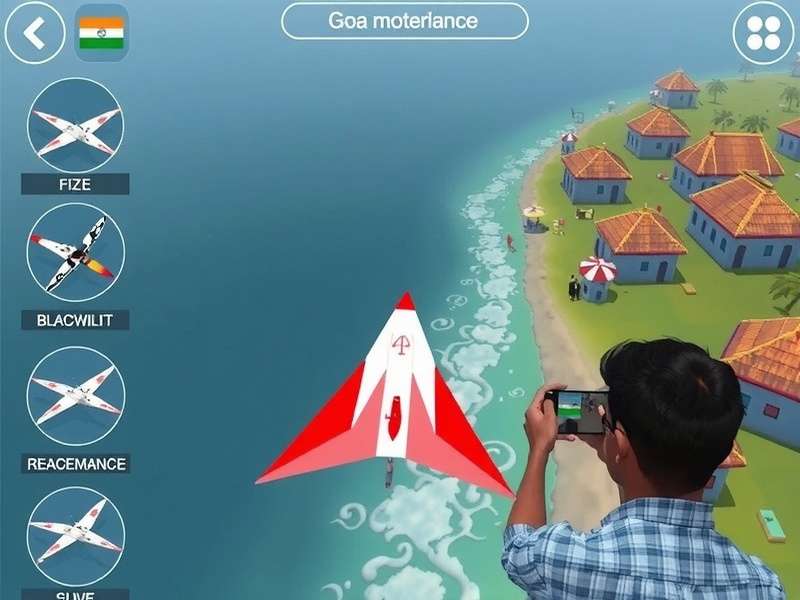 Indian players enjoying Goa Glider Challenge on mobile devices